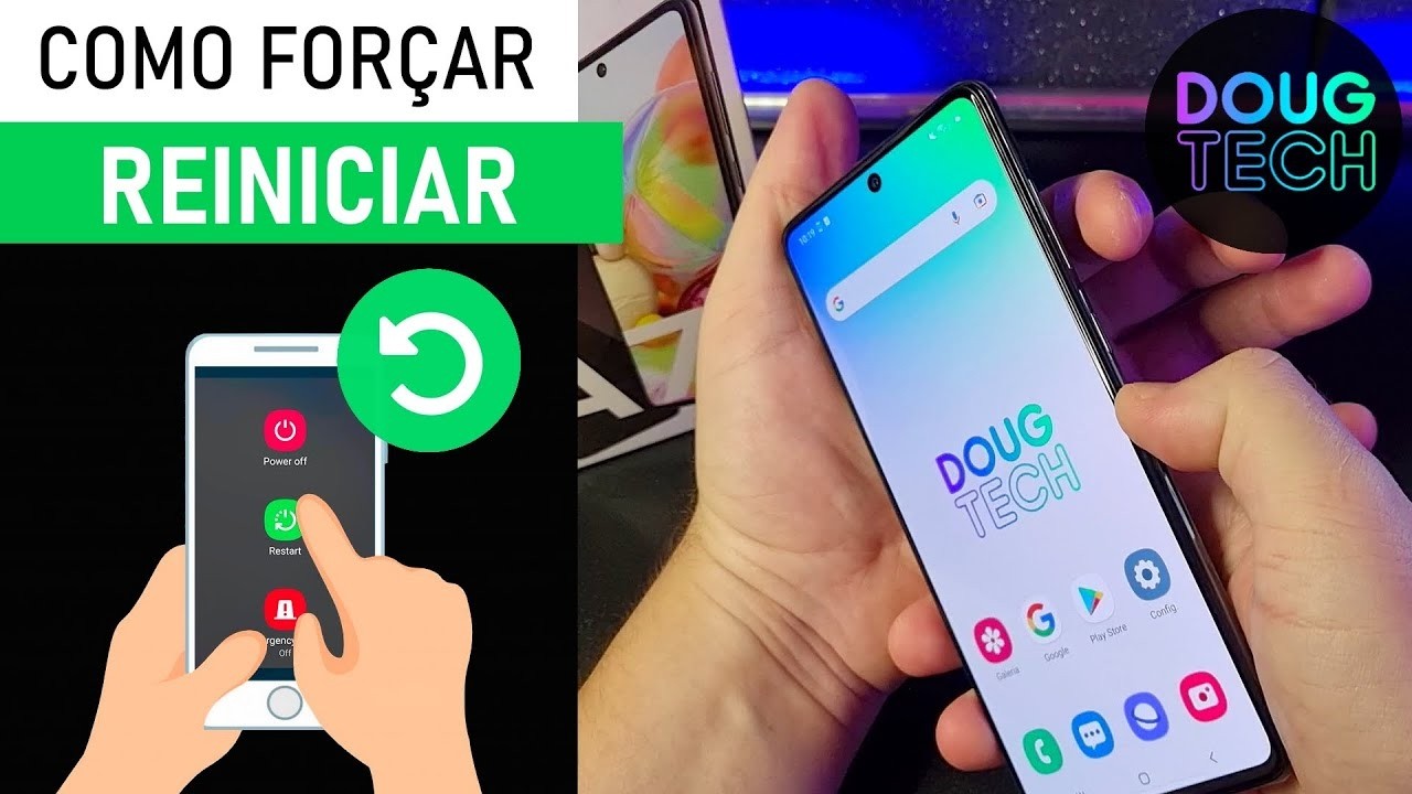 Como DESTRAVAR o Samsung (FORÇAR REINICIAR) - YouTube