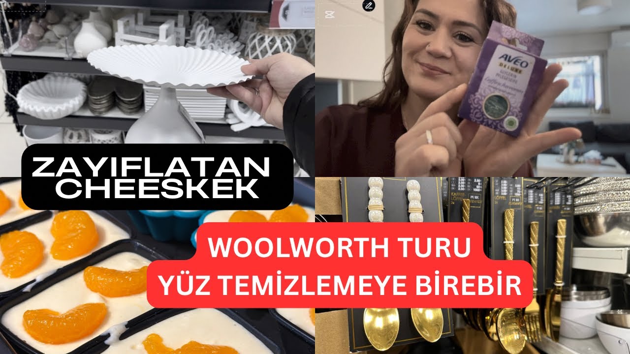 WOOLWORTH TURU| DİYET CHEESKEK| YÜZÜNÜZ BEBEK GİBİ OLSUN - #woolworth 