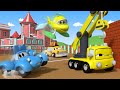 малыши в Автомобильном Городе - Малыши играют в СТАТУЮ - детский мультфильм