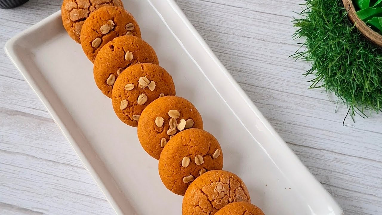 Healthy orange cookies with twist