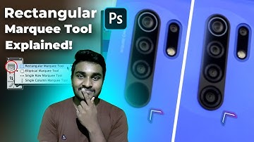 How To Use Rectangular Marquee Tool In Photoshop CC 2020 Tamil!