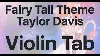 Learn Fairy Tail Theme Taylor Davis on Violin - How to Play Tutorial