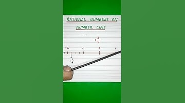 Rational numbers on number line | Maths done #shorts #youtubeshorts