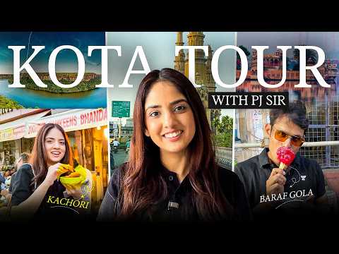 KOTA Darshan Vlog | IIT JEE Coachings, Food, Streets & Real Vibes ft. PJ Sir