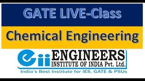 GATE 2018 Chemical Video Solution of Mass Transfer by Pradeep Sir