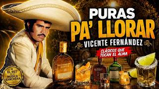 VICENTE FERNÁNDEZ 🍺 Puras Pa' Llorar🍷Puras Rancheras Viejitas Con Mariachi | Mix De Cantina 2026