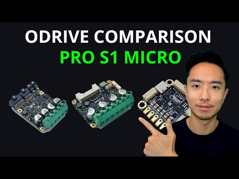 ODrive Micro vs ODrive Pro vs ODrive S1: BLDC Motor Controller Comparison