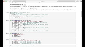 Quantum Error Correction | Bit flip code - Part II