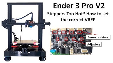 Ender 3 Pro V2 - Steppers too hot? How to set the correct stepper voltages step-by-step