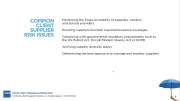 On-demand Webinar: Supplier Risk Assessment Program Best Practices