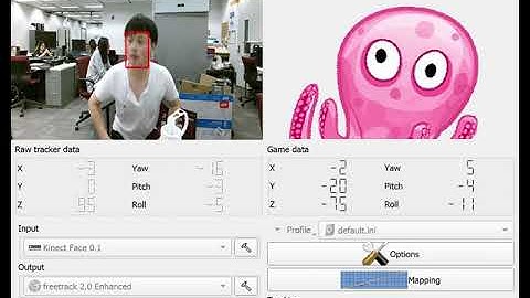 opentrack Kinect Face Tracker