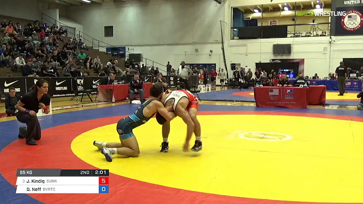 Men's Freestyle 65 Quarter-Finals - Joshua Kindig ...