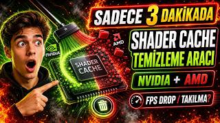 NVIDIA ve AMD Shader Cache Temizleme Aracı | FPS Drop ve Takılma Sorunlarına Yardımcı #NVIDIA #AMD