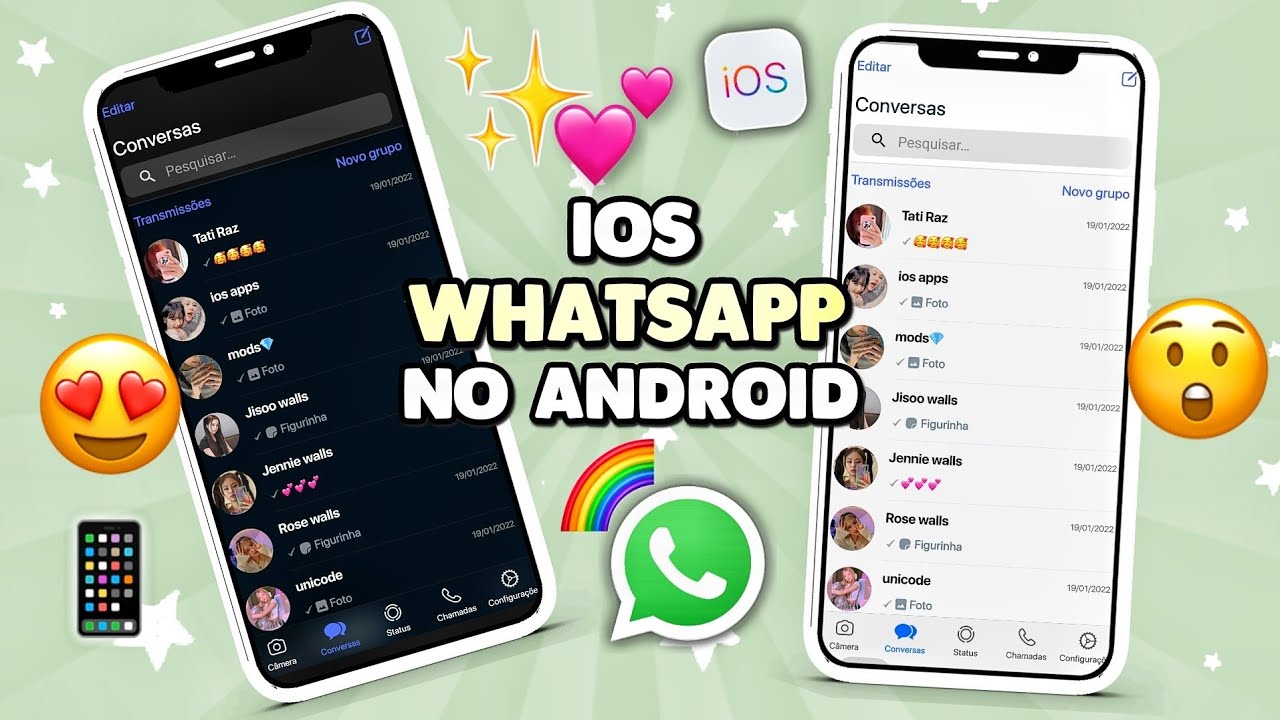SAIU! WHATSAPP IGUAL IPHONE iOS 15 NO ANDROID 2022 🥳 Nova Atualização ...