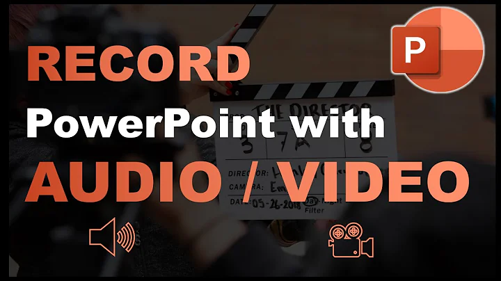 How to RECORD a PowerPoint Presentation with AUDIO and VIDEO