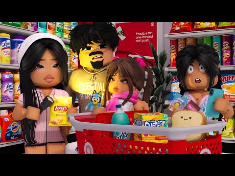 STUCK OVERNIGHT IN A TARGET DURING A THUNDERSTORM?!⛈️*POWERCUT?!*||Voice Rich Roblox Family Roleplay