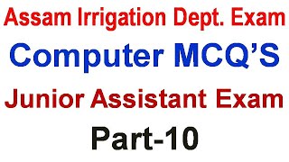 Assam Irrigation Dept. Exam | Computer Important Full Form | Junior Assistant Exam | Part-10