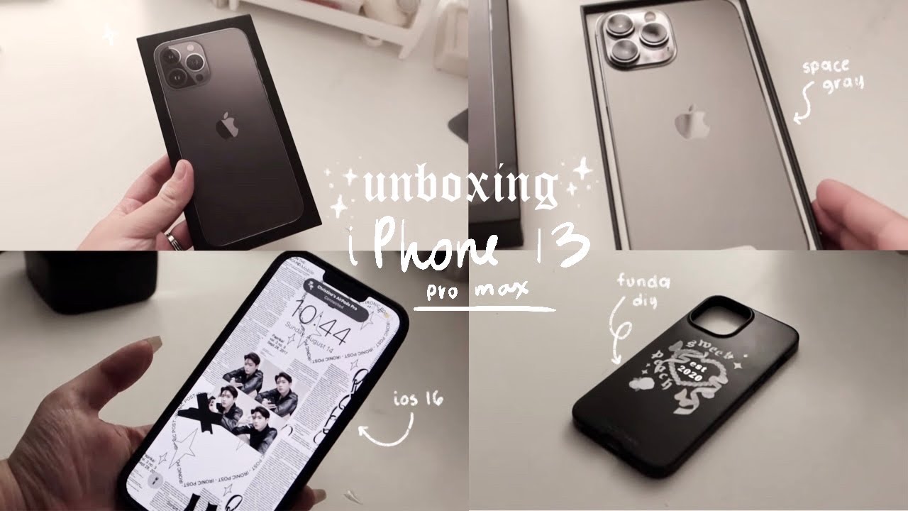 Unboxing iPhone 13 Pink 🍎 + Cute Accessories 🌷