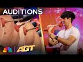 Plunger pro chris ivan attempts new record  auditions  agt 2024