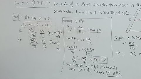 #Exercise 6.4 #Area Theorem Proof + #10 #Mathematics #Similar #Triangle #Chapter 6