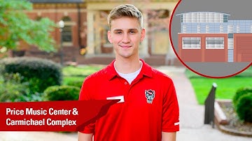 NC State University Campus Tour - Price Music Center & Carmichael Complex with Adam