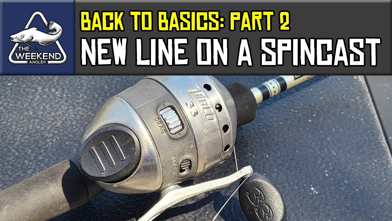 How to Put New Line On a Spincast (Push Button) Fishing Reel 