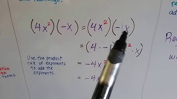 Algebra I #5.3a, Multiplying Monomials - constants