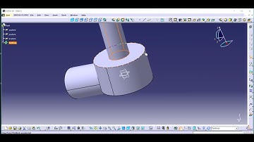 FRONT TYRE AXLE - CATIA V5 R20 | Part design | Surfacing | Assembly |KEY SHOT | Body in set