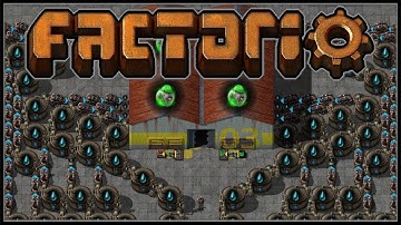 Factorio Recursion Recursion #7 - Nuclear Robot Swarm