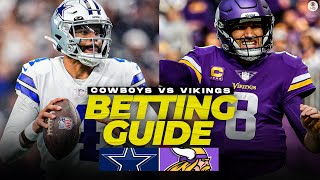 Cowboys at Vikings Betting Preview: FREE expert picks, props [NFL Week 11] | CBS Sports HQ