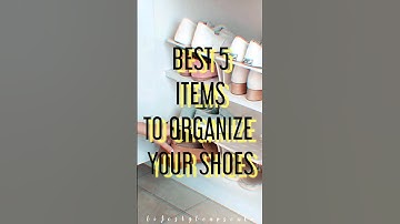 Best 5 items to organize your shoes! #shoeorganization #shoeaddict #shorts #lifestyle
