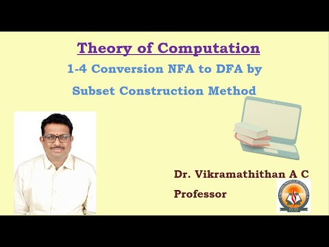 1-4 Conversion NFA to DFA Subset Construction Method - YouTube