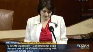 Reading the Constitution on the House Floor