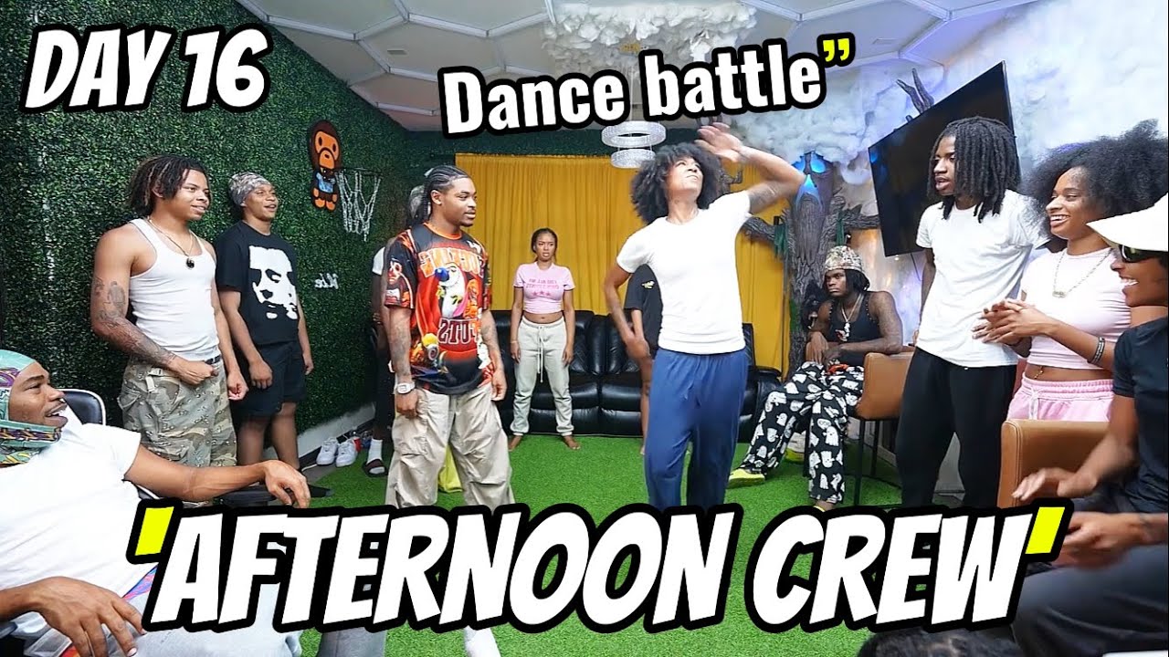 INFLUENCER CITY 30 DAYS STRAIGHT AFTERNOON CREW | DANCE BATTLE DAY 16 PART 2