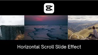 Creating an Endless Horizontal Scroll Slide Effect in CAPCUT PC | Step-By-Step Guide
