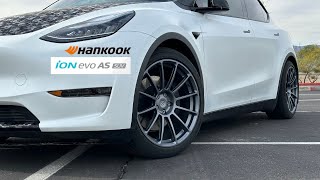 Arguably The Best Tire for Model Y  Hankook Ion Evo