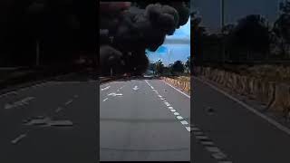 Terkini!! rakaman dashcam Heli terhempas di Elmina Selangor😱😱