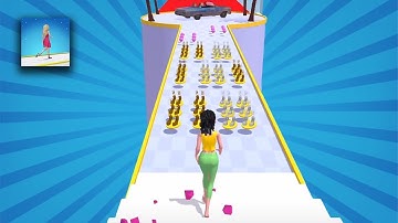 DressUp run 👗👠👒 all levels walkthrough gameplay android iOS new update #3