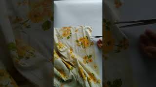 From curtain to apron | School project | #diycrafts #diyprojects #sewing #diy
