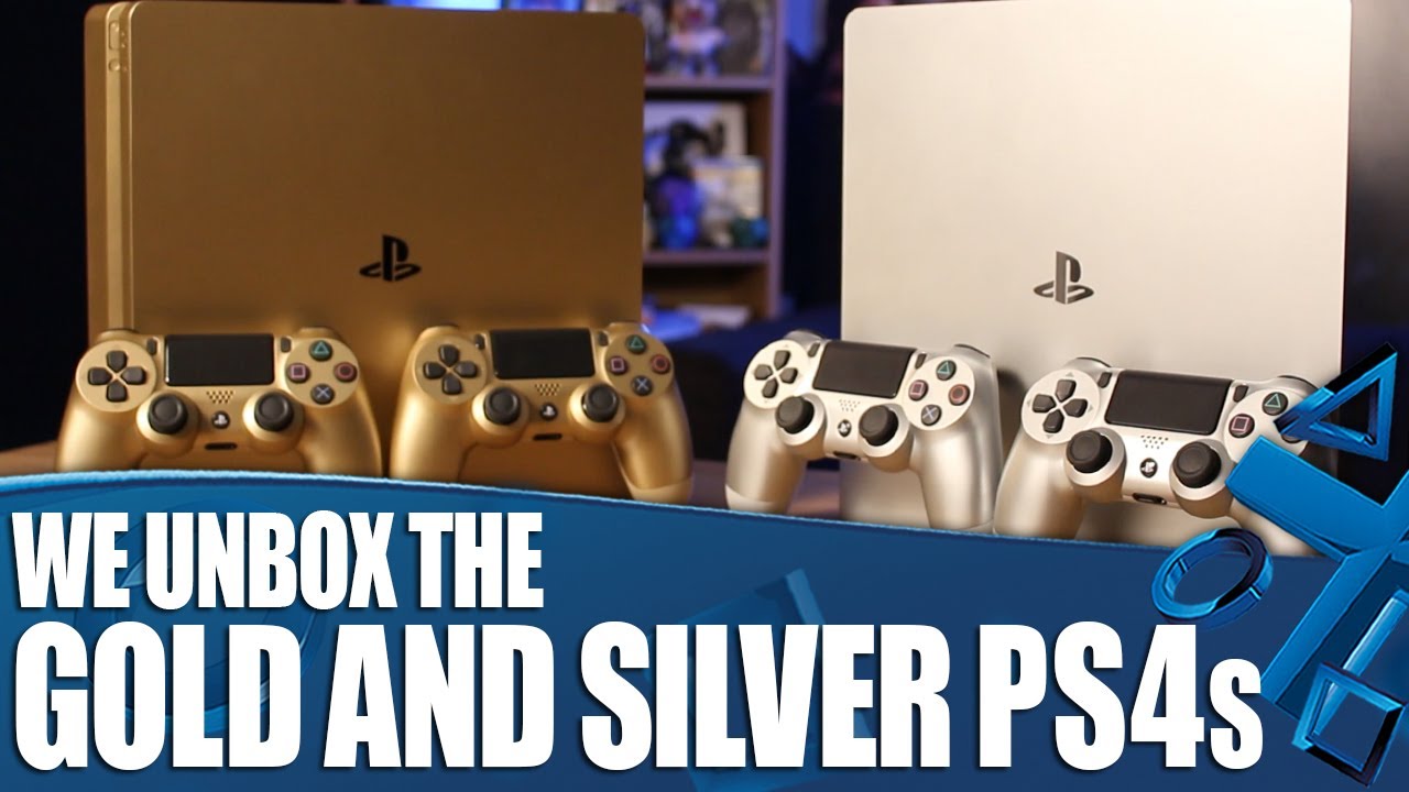 Silver and Gold PS4 Unboxing - YouTube