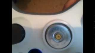 how to mod a xbox 360 controller blue l.e.d'a custom button