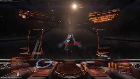 PvP Sidewinder vs Anaconda. The Might of the Federation (Elite Dangerous)