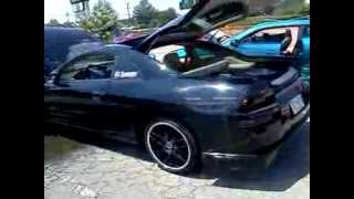 2001 Eclipse Blacked out at Hooters Car Show Midlothian Va Mitsubishi Eclipse 2001 Black