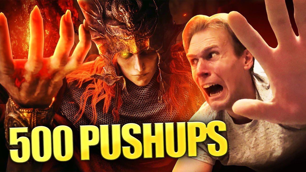 Elden Ring DLC but EVERY TIME I DIE I DO 10 PUSH-UPS (Part 2)