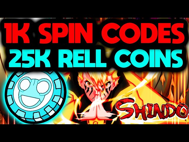 Shindo Life codes, how to get free spins and RELLcoins today