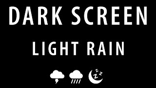 Healing of Stress to SLEEP  Instantly with rain Sounds for Sleeping BLACK SCREEN