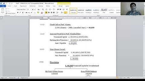 B.COM. SEM. - 3 COR A/C CH 1 PART 5 BY PROF. RAKESH DANGI