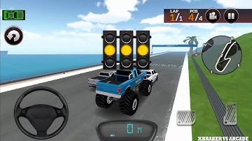 Drive for Speed Simulator: BigFood Monster Truck Driving Levels 1 to 6 Race Mode - Android GamePlay