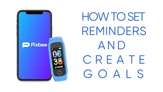 How to set reminders and create goals with your Pixbee fit and the Ryze app screenshot 4