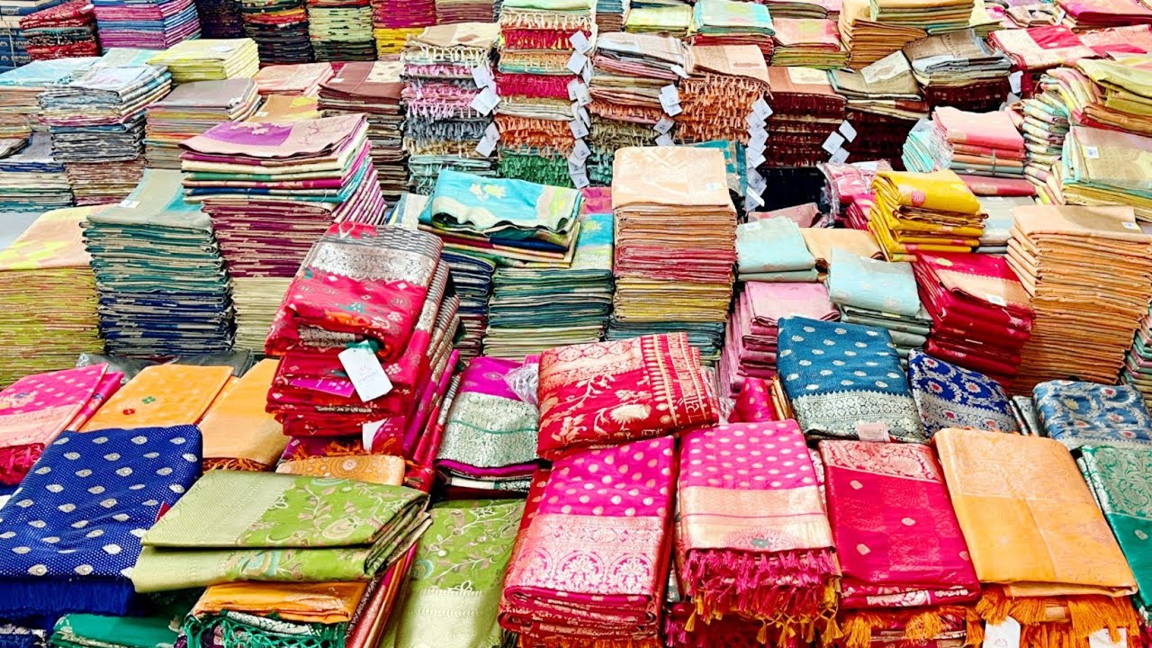 Silk saree manufacturer in surat | Banarasi silk sarees wholesale market VANSHMJ